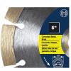 imageBOSCH DB1441E 14 in Xtreme Segmented Rim Diamond Blade with 1 in Arbor for Fast Cut WetDry Cutting Applications in Reinforced Concrete Brick Stone5 In