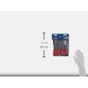 imageBOSCH HCK001 7 Piece CarbideTipped SDSPlus Rotary Hammer Drill Bit Set with Storage Case7pc