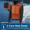 imageBosch GHJ12V203XLN12 12V Max Heated Jacket Kit with Portable Power Adapter  Size 3X LargeBlack