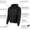 imageBosch GHJ12V203XLN12 12V Max Heated Jacket Kit with Portable Power Adapter  Size 3X LargeBlack