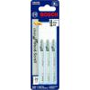 imageBosch T101AO3 3Piece 314 In 20 TPI Clean for Wood TShank Jig Saw Blades
