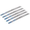 imageBosch T127D 5Piece 4 In 8 TPI Special for Aluminum TShank Jig Saw BladesFast Cuts  Long Life for Metal