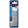 imageBosch T127D 5Piece 4 In 8 TPI Special for Aluminum TShank Jig Saw BladesFast Cuts for Metal