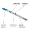 imageBosch T127D 5Piece 4 In 8 TPI Special for Aluminum TShank Jig Saw BladesStraight Cuts for Metal