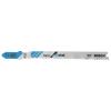 imageBosch T127D 5Piece 4 In 8 TPI Special for Aluminum TShank Jig Saw BladesStraight Cuts for Metal