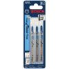 imageBosch T127D 5Piece 4 In 8 TPI Special for Aluminum TShank Jig Saw BladesStraight Cuts for Metal