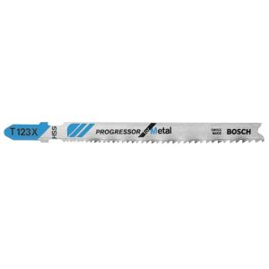 imageBosch T127D 5Piece 4 In 8 TPI Special for Aluminum TShank Jig Saw BladesFast Cuts  Long Life for Metal