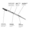 imageBosch T308B 5Piece 412 In 12 TPI Extra Clean for Wood TShank Jig Saw Blades412 12 TPI  5 pcs