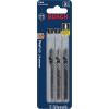 imageBosch TShank Jig Saw Blade Set T503 3 Pieces 314 1420 TPI For Laminate Flooring And Hardwood