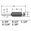 imageBOSCH 85269M 38 in x 12 in Carbide Tipped 2Flute Flush Trim Bit