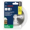 imageBOSCH DB442C 4 in Premium Turbo Rim Diamond Blade with 58 in 78 in Arbor for Smooth Cut WetDry Cutting Applications in Concrete Masonry4 In