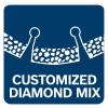 imageBOSCH DB442C 4 in Premium Turbo Rim Diamond Blade with 58 in 78 in Arbor for Smooth Cut WetDry Cutting Applications in Concrete Masonry7 In