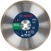 imageBOSCH DB443C 4 in Premium Continuous Rim Diamond Blade with 58 in 78 in Arbor for Clean Cut WetDry Cutting Applications in Tile Granite MarbleWetDry