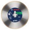 imageBOSCH DB443C 4 in Premium Continuous Rim Diamond Blade with 58 in 78 in Arbor for Clean Cut WetDry Cutting Applications in Tile Granite MarbleWetDry