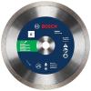 imageBOSCH DB443C 4 in Premium Continuous Rim Diamond Blade with 58 in 78 in Arbor for Clean Cut WetDry Cutting Applications in Tile Granite MarbleWetDry