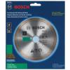 imageBOSCH DB443C 4 in Premium Continuous Rim Diamond Blade with 58 in 78 in Arbor for Clean Cut WetDry Cutting Applications in Tile Granite MarbleWetDry