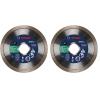 imageBOSCH DB443C 4 in Premium Continuous Rim Diamond Blade with 58 in 78 in Arbor for Clean Cut WetDry Cutting Applications in Tile Granite MarbleWetDry