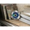 imageBOSCH DB443C 4 in Premium Continuous Rim Diamond Blade with 58 in 78 in Arbor for Clean Cut WetDry Cutting Applications in Tile Granite MarbleWetDry