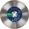 imageBOSCH DB443C 4 in Premium Continuous Rim Diamond Blade with 58 in 78 in Arbor for Clean Cut WetDry Cutting Applications in Tile Granite MarbleWetDry