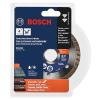 imageBOSCH DB742C 7 In Premium Turbo Rim Diamond Blade with 78 In Diamond Arbor Knockout for Smooth Cut WetDry Cutting Applications in Concrete Masonry4 In