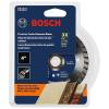 imageBOSCH DB742C 7 In Premium Turbo Rim Diamond Blade with 78 In Diamond Arbor Knockout for Smooth Cut WetDry Cutting Applications in Concrete Masonry4 In