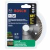 imageBOSCH DB742C 7 In Premium Turbo Rim Diamond Blade with 78 In Diamond Arbor Knockout for Smooth Cut WetDry Cutting Applications in Concrete Masonry412 In