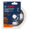 imageBOSCH DB742C 7 In Premium Turbo Rim Diamond Blade with 78 In Diamond Arbor Knockout for Smooth Cut WetDry Cutting Applications in Concrete Masonry412 In