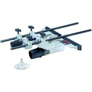 imageBOSCH RA1054 Deluxe Router Edge Guide with Dust Extraction Hood ampamp Vacuum Hose AdapterGuide