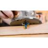 imageBOSCH RBS010 10Piece 12 in and 14 in Shank CarbideTipped AllPurpose Professional Router Bits Assorted Set with Case for Applications in Straight Trimming Decorative Edging Dovetail JoineryAssorted