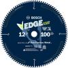 imageBosch PRO12100NFB 12 In 100 Tooth Edge NonFerrous MetalCutting Circular Saw Blade12 Diameter