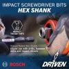 imageBOSCH ITDPH2215 15Pack 2 In Driven Phillips 2 Impact Tough Screwdriving Power Bits