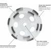 imageBosch DC510 5Inch Diamond Cup Grinding Wheel for Concrete