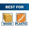 imageBosch DCB1284CD 12 in x 84Tooth Composite DeckingPlastics Circular Saw Blade