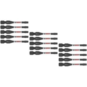 imageBOSCH ITDT20215 15Pack 2 in Driven Torx 20 Impact Tough Screwdriving Power Bits