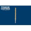imageBOSCH TI2159IM 1Piece 12 In x 6 In Titanium Nitride Coated Metal Drill Bit Impact Tough with ImpactRated Hex Shank for Applications in HeavyGauge Carbon Steels Light Gauge Metal Hardwood1164 Diameter