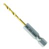 imageBOSCH TI2159IM 1Piece 12 In x 6 In Titanium Nitride Coated Metal Drill Bit Impact Tough with ImpactRated Hex Shank for Applications in HeavyGauge Carbon Steels Light Gauge Metal Hardwood332 Diameter