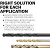 imageBOSCH BL2163 1Piece 916 In x 6 In Fractional Reduced Shank Black Oxide Drill Bit for Applications in LightGauge Metal Wood Plastic