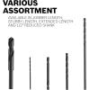 imageBOSCH BL2164 1Piece 3764 In x 6 In Fractional Reduced Shank Black Oxide Drill Bit for Applications in LightGauge Metal Wood Plastic