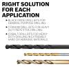 imageBOSCH BL2633 1Piece 332 In x 6 In Extra Length Aircraft Black Oxide Drill Bit for Applications in LightGauge Metal Wood Plastic1 Count Pack of 1