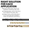 imageBOSCH BL2731 1Piece 116 In x 12 In Extra Length Aircraft Black Oxide Drill Bit for Applications in LightGauge Metal Wood Plastic1 Count Pack of 1