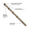 imageBOSCH CO2131B 1Piece 116 In x 178 In Cobalt M42 Metal Drill Bit with ThreeFlat Shank for Drilling Applications in Stainless Steel Cast Iron Titanium LightGauge Metal Aluminum18 x 234 Inch Pack of 1