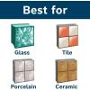 imageBOSCH NS2000 4Piece Carbide Tipped Natural Stone Tile Bits Assorted Set for Drilling Natural Stone Granite Slate Ceramic and Glass Tiles Easy Application with No Water Required4 Piece Bit Set