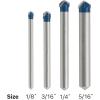 imageBOSCH NS2000 4Piece Carbide Tipped Natural Stone Tile Bits Assorted Set for Drilling Natural Stone Granite Slate Ceramic and Glass Tiles Easy Application with No Water Required4 Piece Bit Set