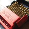 imageBOSCH TI14 14Piece Assorted Set Titanium Nitride Coated Metal Drill Bits with Included Case with ThreeFlat Shank for Applications in HeavyGauge Carbon Steels Light Gauge Metal HardwoodAssorted