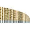 imageBOSCH TI14 14Piece Assorted Set Titanium Nitride Coated Metal Drill Bits with Included Case with ThreeFlat Shank for Applications in HeavyGauge Carbon Steels Light Gauge Metal HardwoodAssorted