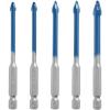 imageBOSCH PTBX05 5 pc Porcelain Tile Drill Bit Set