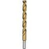 imageBOSCH TI14 14Piece Assorted Set Titanium Nitride Coated Metal Drill Bits with Included Case with ThreeFlat Shank for Applications in HeavyGauge Carbon Steels Light Gauge Metal Hardwood12 Diameter