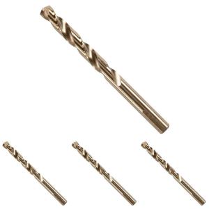 imageBOSCH CO2131B 1Piece 116 In x 178 In Cobalt M42 Metal Drill Bit with ThreeFlat Shank for Drilling Applications in Stainless Steel Cast Iron Titanium LightGauge Metal Aluminum716 In X 512 In Pack of 4