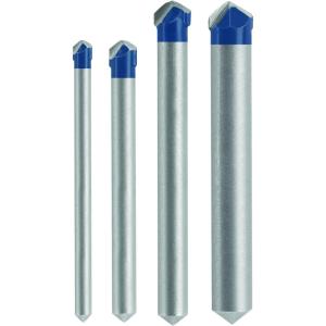 imageBOSCH NS2000 4Piece Carbide Tipped Natural Stone Tile Bits Assorted Set for Drilling Natural Stone Granite Slate Ceramic and Glass Tiles Easy Application with No Water Required4 Piece Bit Set