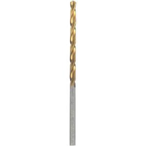 imageBOSCH TI14 14Piece Assorted Set Titanium Nitride Coated Metal Drill Bits with Included Case with ThreeFlat Shank for Applications in HeavyGauge Carbon Steels Light Gauge Metal Hardwood764 Diameter